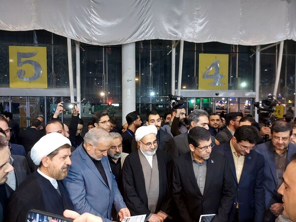 افتتاحیه غرفه رباتیک ناحیه۶ مشهد در نمایشگاه بین‌المللی مشهد 