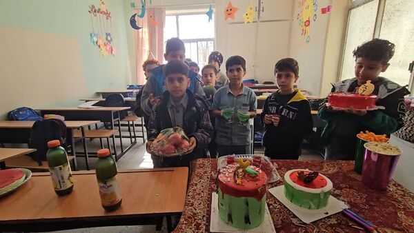 جشن یلدایی در مدرسه دکتر عسکریان یاسوج