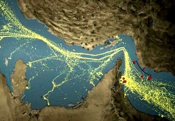 تنگه هرمز مسیر عبور حجم بزرگی از نفت و گاز جهان 
