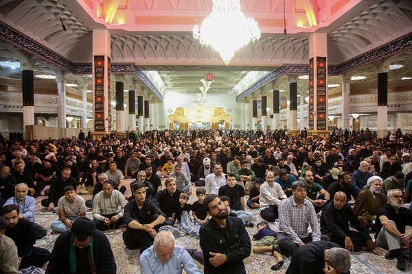 مراسم عزاداری سالروز شهادت امام حسن عسگری(ع) در قم