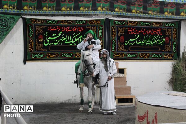 کربلا در قاب تعزیه در شهر سامان 