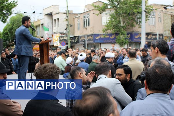 مراسم گرامیداشت یاد و خاطره سید الشهدای خدمت در قزوین