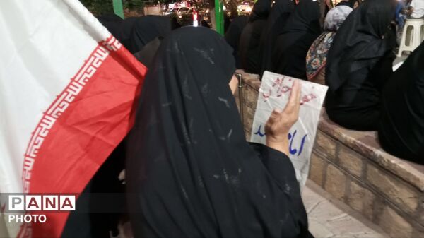 مراسم عزاداری در شب هفتم ماه محرم