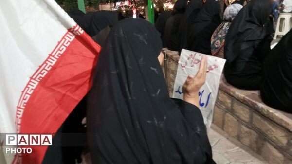 مراسم عزاداری در شب هفتم ماه محرم