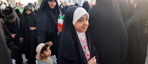 حماسه حضور مردم در حمایت از طرح نور حجاب و عفاف در مشهد