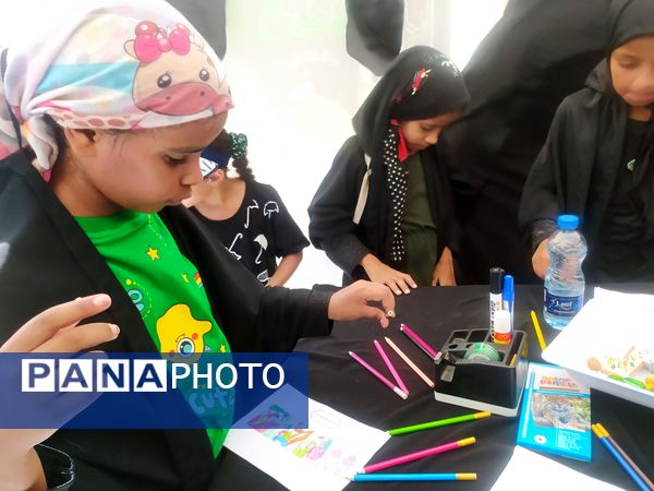 پیشتازان شهرستان بشاگرد در برپایی موکب سازمان دانش‌آموزی