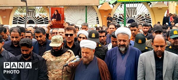 تشییع پیکر مطهر شهیده فاطمه طاهری فرد 