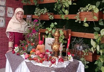 برگزاری جشن شب یلدا در دبیرستان دخترانه شهید تیمسار فلاحی ناحیه 1 کرج 