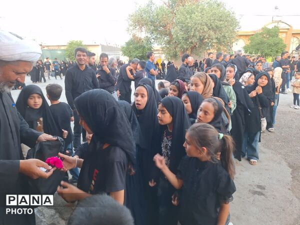 مراسم عصر روز عاشورا در روستای احمد آباد