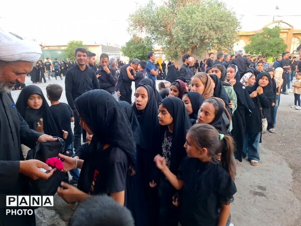 مراسم عصر روز عاشورا در روستای احمد آباد