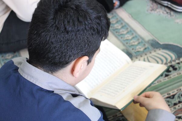 محفل قرآنی دانش آموزان در گلوگاه