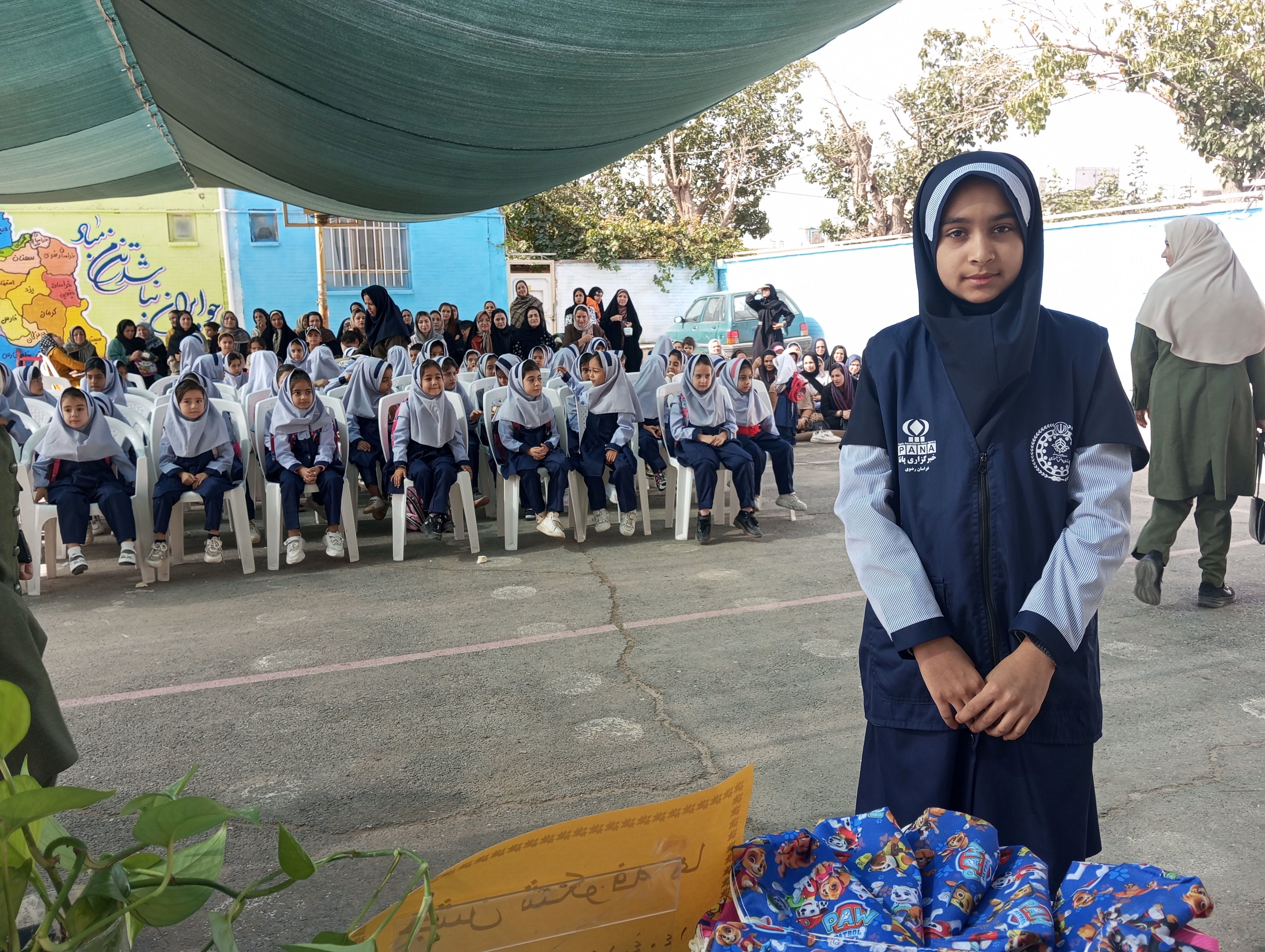 جشن شکوفه‌های دبستان ناهیدنخودی نیشابور