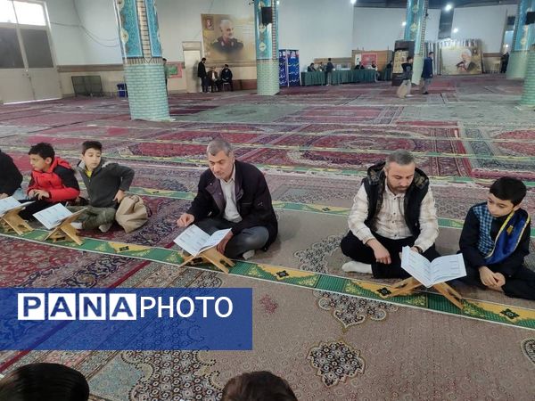 محفل انس باقرآن و اجرای سرود یاعلی با همکاری دانش‌آموزان مدرسه فرهنگ