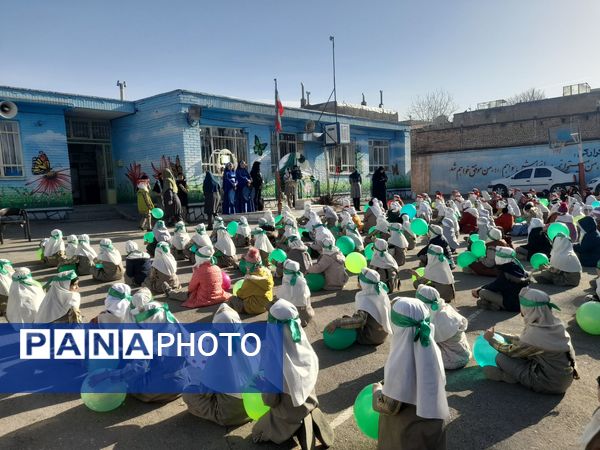 جشن نیمه شعبان در مدرسه شهید محمد حسین الیشه 