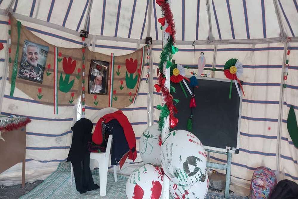 مانور یاوران انقلاب دانش‌آموزان عشایری