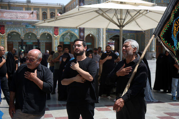 عزاداری سالروز شهادت امام حسن مجتبی(ع) در حرم حضرت معصومه(س)