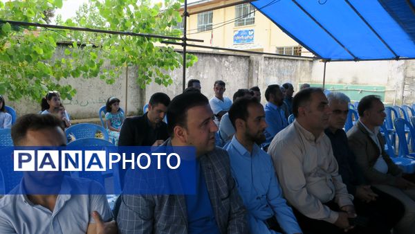 مراسم کلنگ‌زنی دبستان ۹ کلاسه غزالی ناو