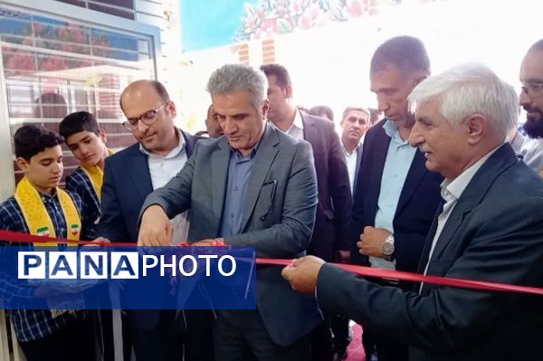 افتتاح آموزشگاه ۱۲ کلاسه حاج ابوالقاسم مصلح شیرازی ناحیه ۴ شیراز در راستای تحقق نهضت عدالت آموزشی