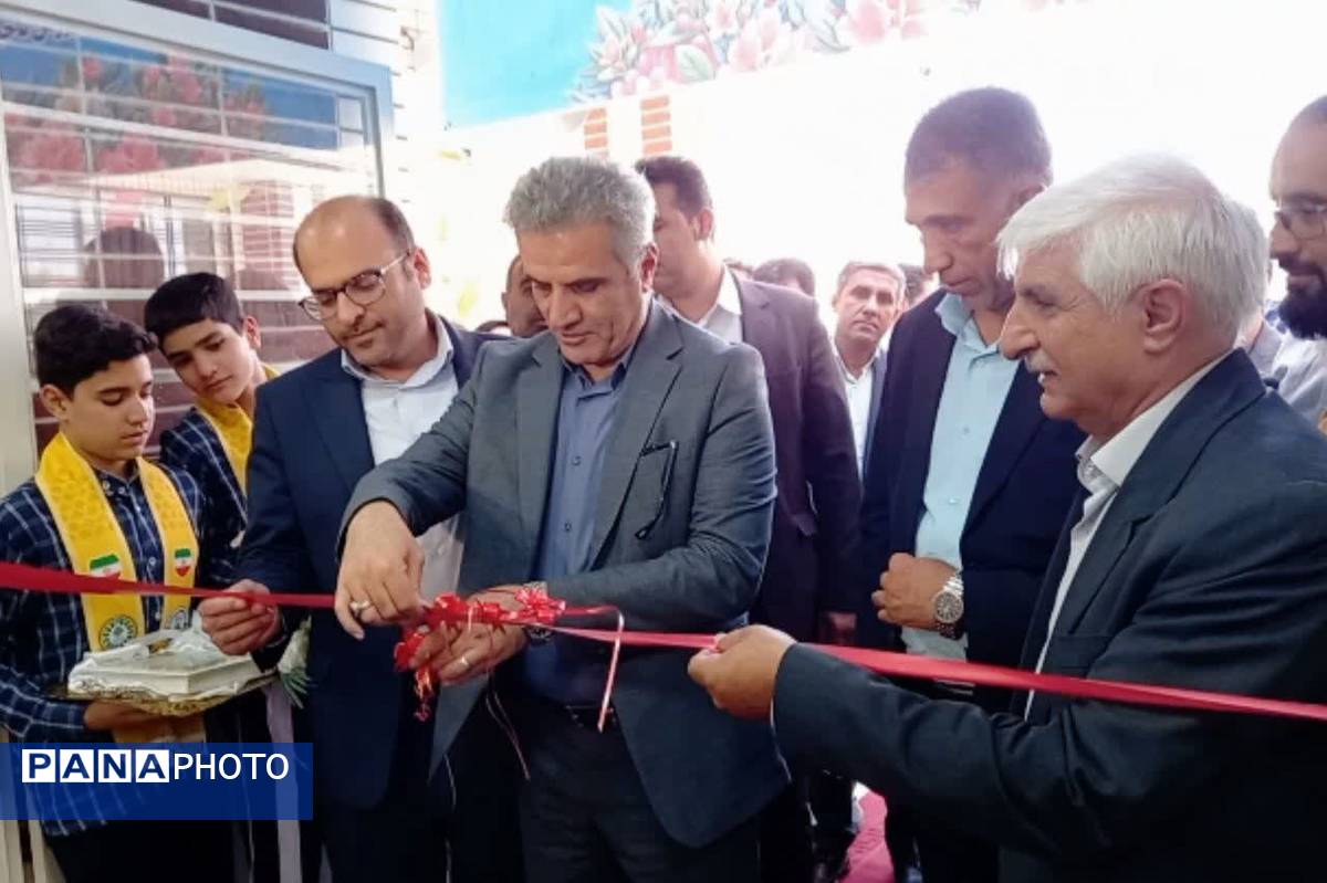 افتتاح آموزشگاه ۱۲ کلاسه حاج ابوالقاسم مصلح شیرازی ناحیه ۴ شیراز در راستای تحقق نهضت عدالت آموزشی