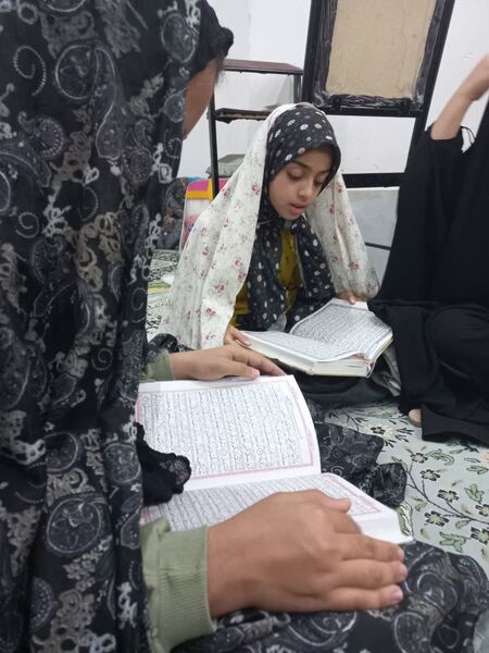 حس و حال معنوی دانش‌آموزان ابرکوهی در اعتکاف