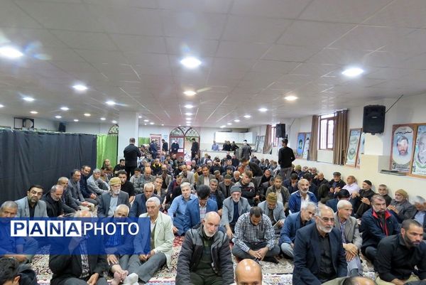 مراسم شهادت رئیس جمهور شهید سید ابراهیم رئیسی در شهر درق 