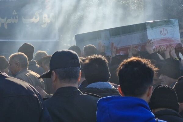 تشییع پیکر شهید ابوالفضل عرب در شهرستان گالیکش