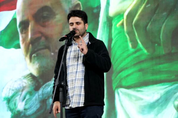 مراسم قرار هشتم و سالگرد حاج قاسم در یزد 
