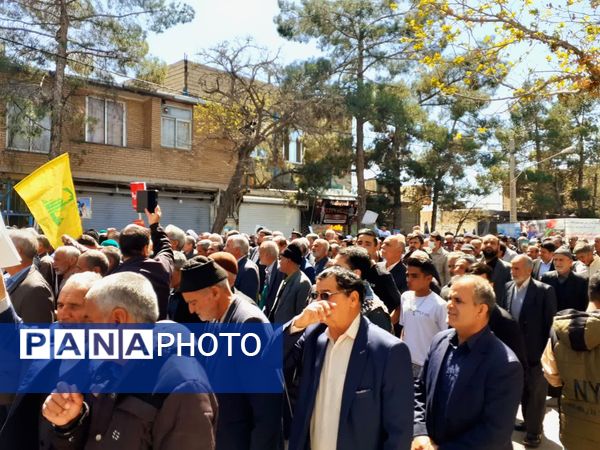 راهپیمایی باشکوه روز جهانی قدس در شهرستان خلیل‌آباد