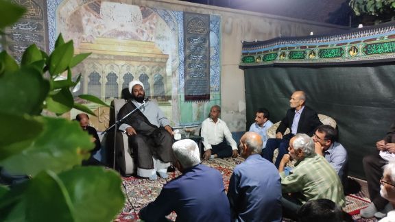 روضه خانگی در یکی از خانه کهن شهرستان کاشمر