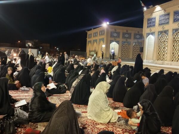 قرائت دعای کمیل در شهرستان کاشمر 