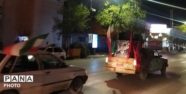 رژه ماشینی در سراسر شهر نیشابور-۳