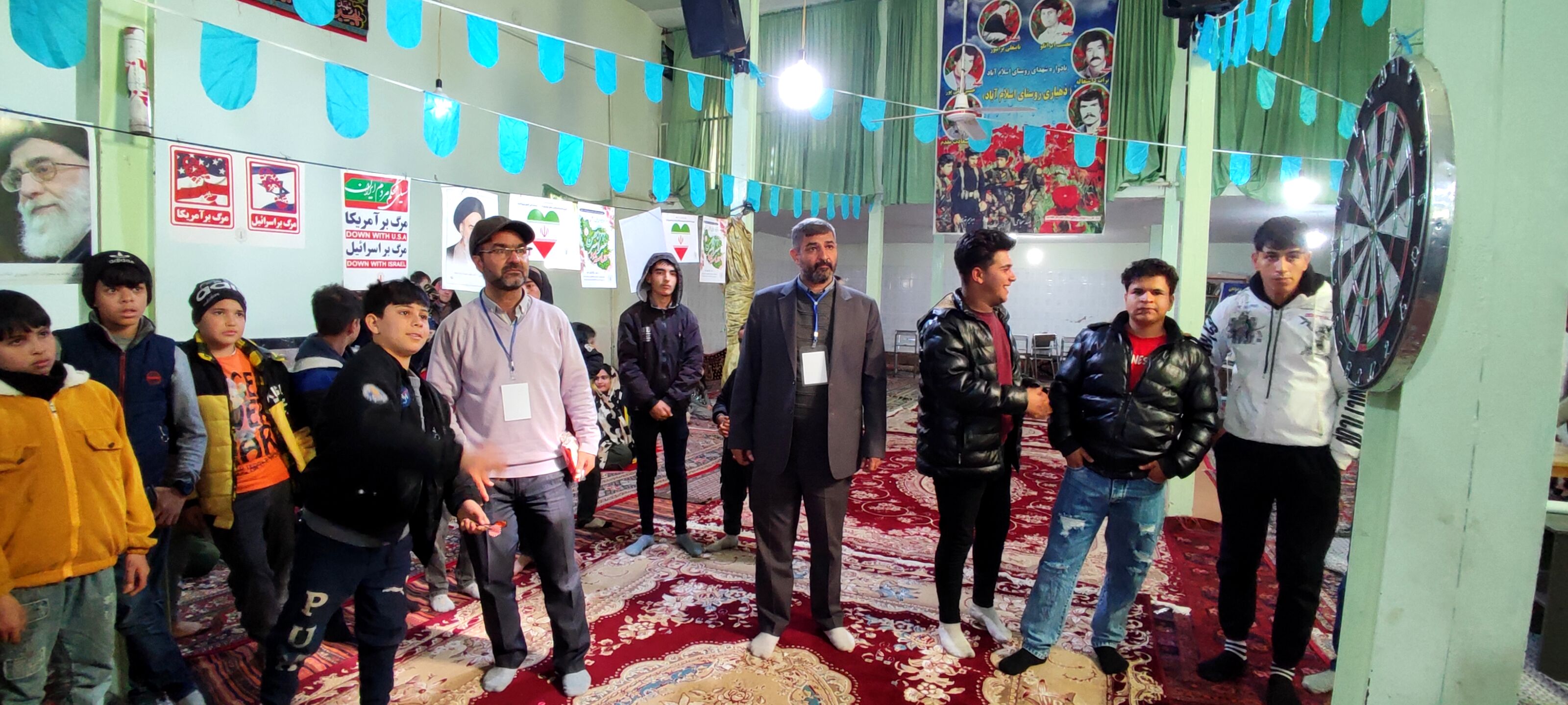 برگزاری مسابقات دارت در جشن بزرگ ۲۲بهمن در روستای اسلام آباد شیروان 