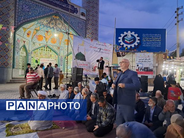 جشن ولادت پیامبر اکرم (ص) و امام جعفر صادق (ع) و گرامیداشت آغاز هفته دفاع مقدس در شهر آشخانه  