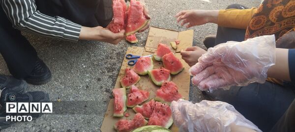 فعالیت گروه جهادی معلمان ناحیه چهار قم در روستاهای نیزار