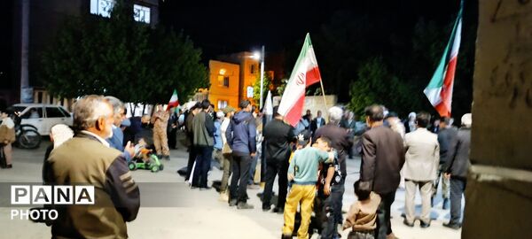 تجدید پیمان مردمان کوی یکن آباد با ایران جان