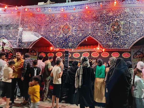 برپایی موکب پذیرایی در ایام محرم در شهرستان کاشمر