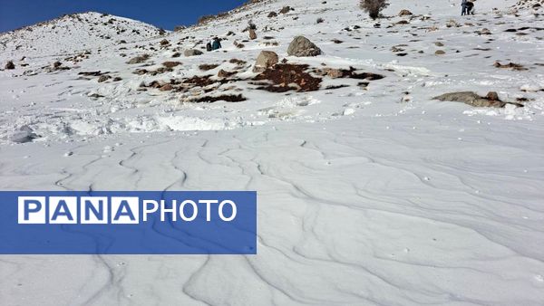 تفریحات زمستانه در دامنه‌های زاگرس