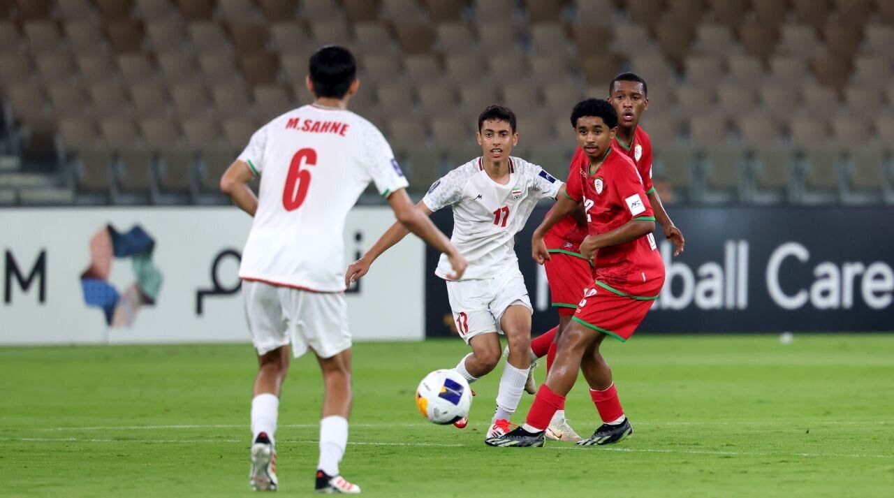 شکست لحظه‌آخری نوجوانان ایران به عمان