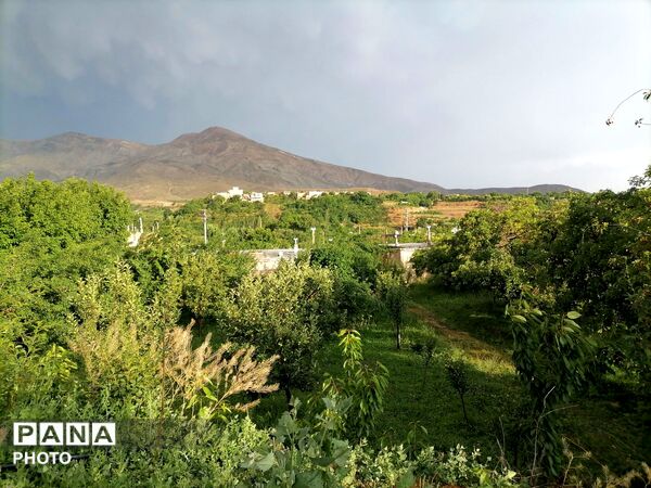 بارش شدید باران در اواخر خرداد ماه در شهر بار 
