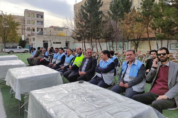 برگزاری مانور زلزله و ایمنی در مدرسه پایلوت شهرستان شهریار 