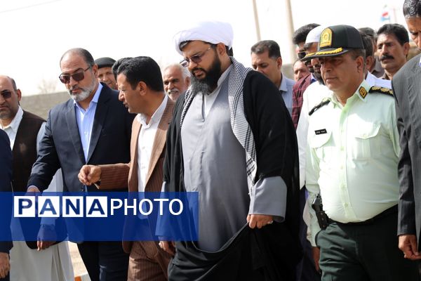 افتتاح زمین چمن روستای محمد آباد چاه ملک 