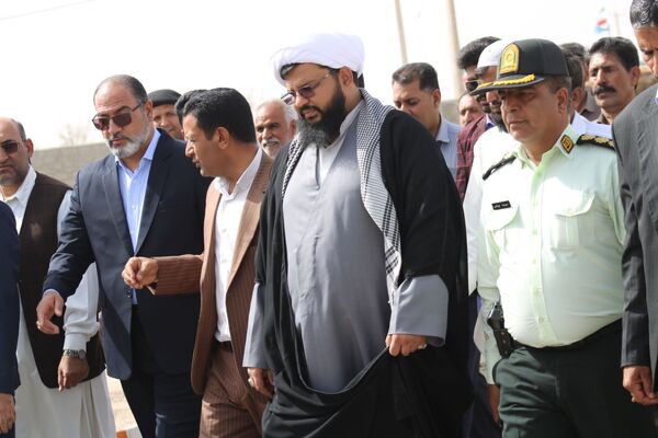 افتتاح زمین چمن روستای محمد آباد چاه ملک 
