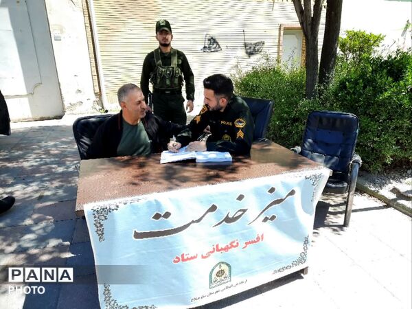 راه‌اندازی میز خدمت نیروی انتظامی شهرستان ساوجبلاغ