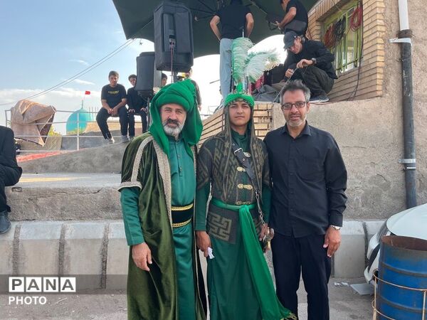 مراسم تعزیه حسینی در روستای فدیشه