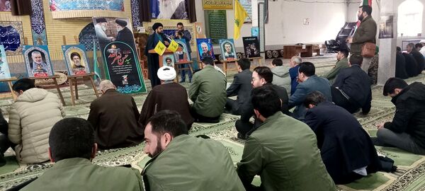 مراسم بزرگداشت سیدالشهدای مقاومت در شهر راز