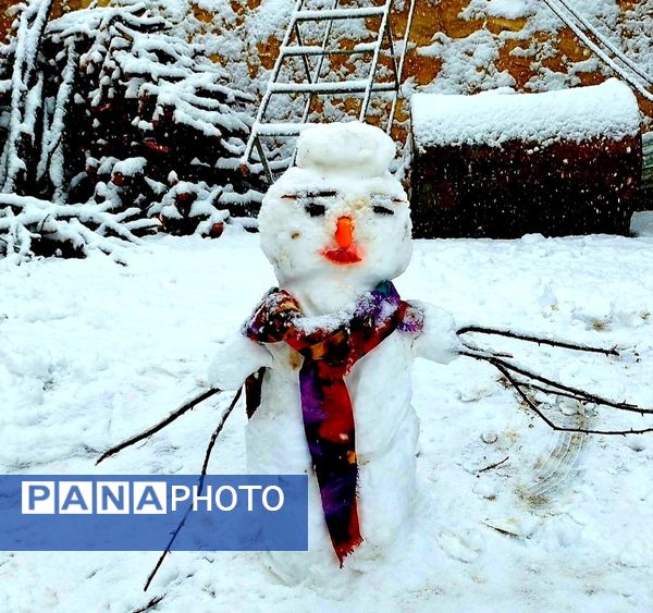 میانکوه در تسخیر برف 