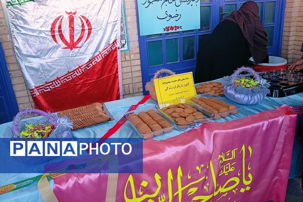 جشن نیمه شعبان در دبیرستان حاج محمود رضوی ناحیه ۴ شیراز