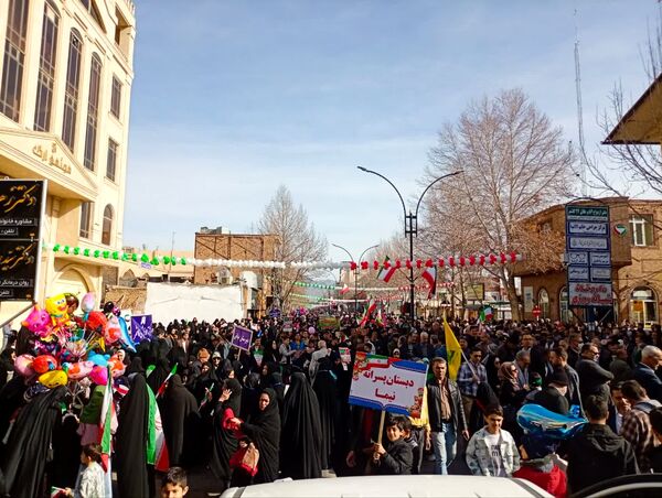  راهپیمایی بیست و دو بهمن در کاشمر