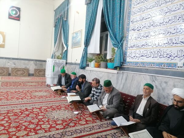 محفل انس با قرآن کریم در مسجد جامع شهر بار نیشابور 