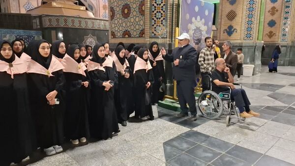 اعزام دانش‌آموزان هادی‌شهری به مشهد مقدس